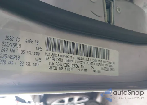 2018 Jeep Compass Limited Fwd from USA, damaged, VIN 3C4NJCCB9JT425240